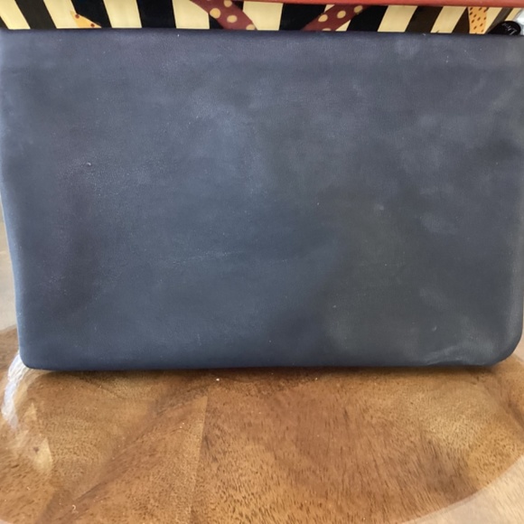 Dior black faux leather zippered clutch - Picture 3 of 3